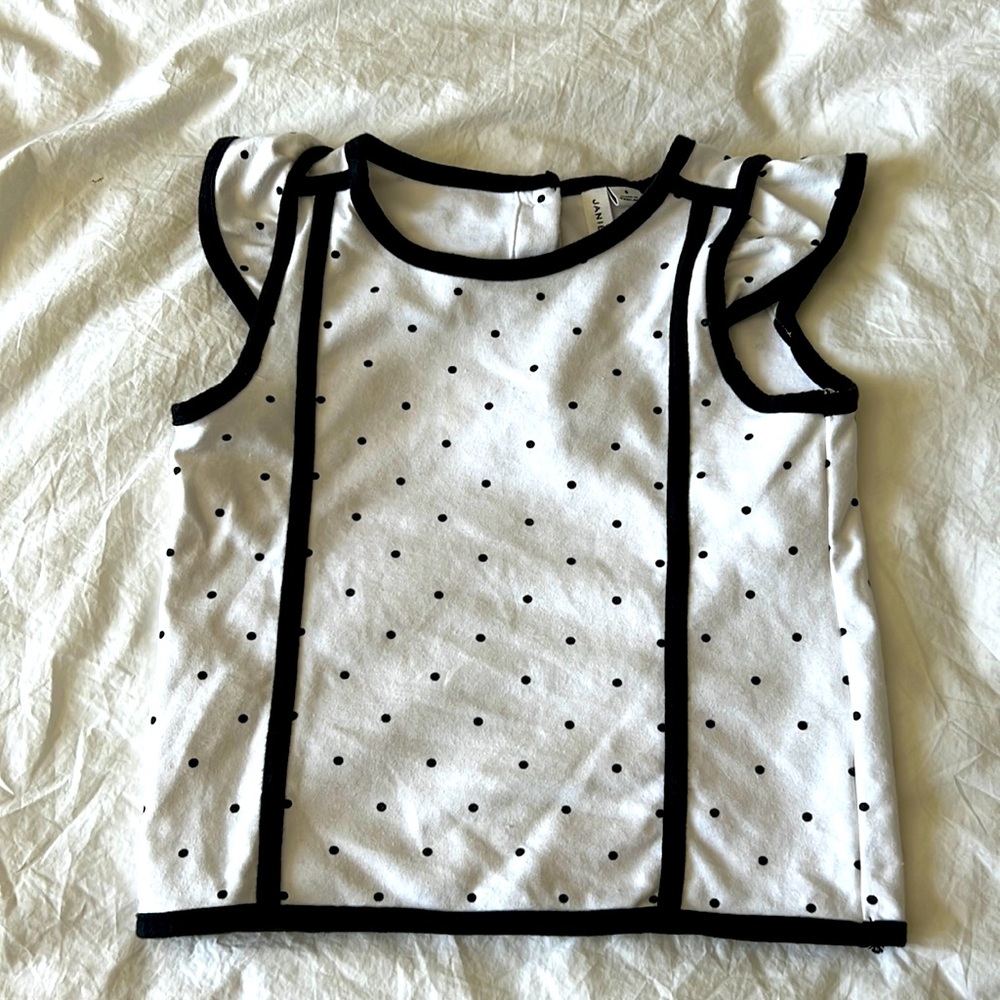 Darling Janie and Jack polka dot shirt